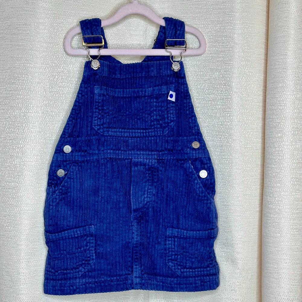 Vintage Royal Blue Corduroy Jumper Toddler size 2T Made in USA